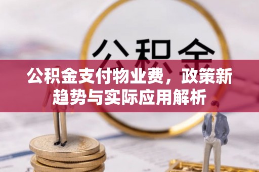 全南公积金支付物业费，政策新趋势与实际应用解析