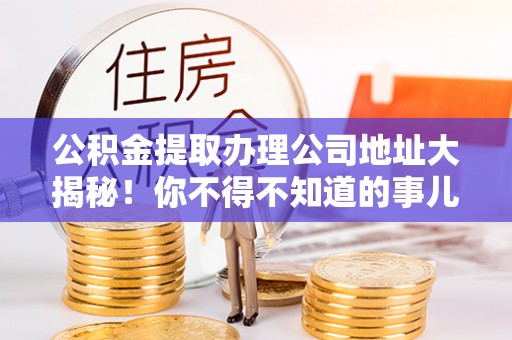 全南公积金提取办理公司地址大揭秘！你不得不知道的事儿