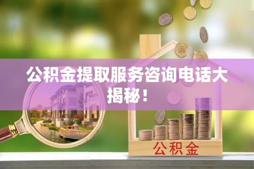 全南公积金提取服务咨询电话大揭秘！