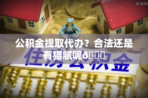 全南公积金提取代办？合法还是有猫腻呢😏