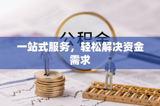 全南一站式服务，轻松解决资金需求